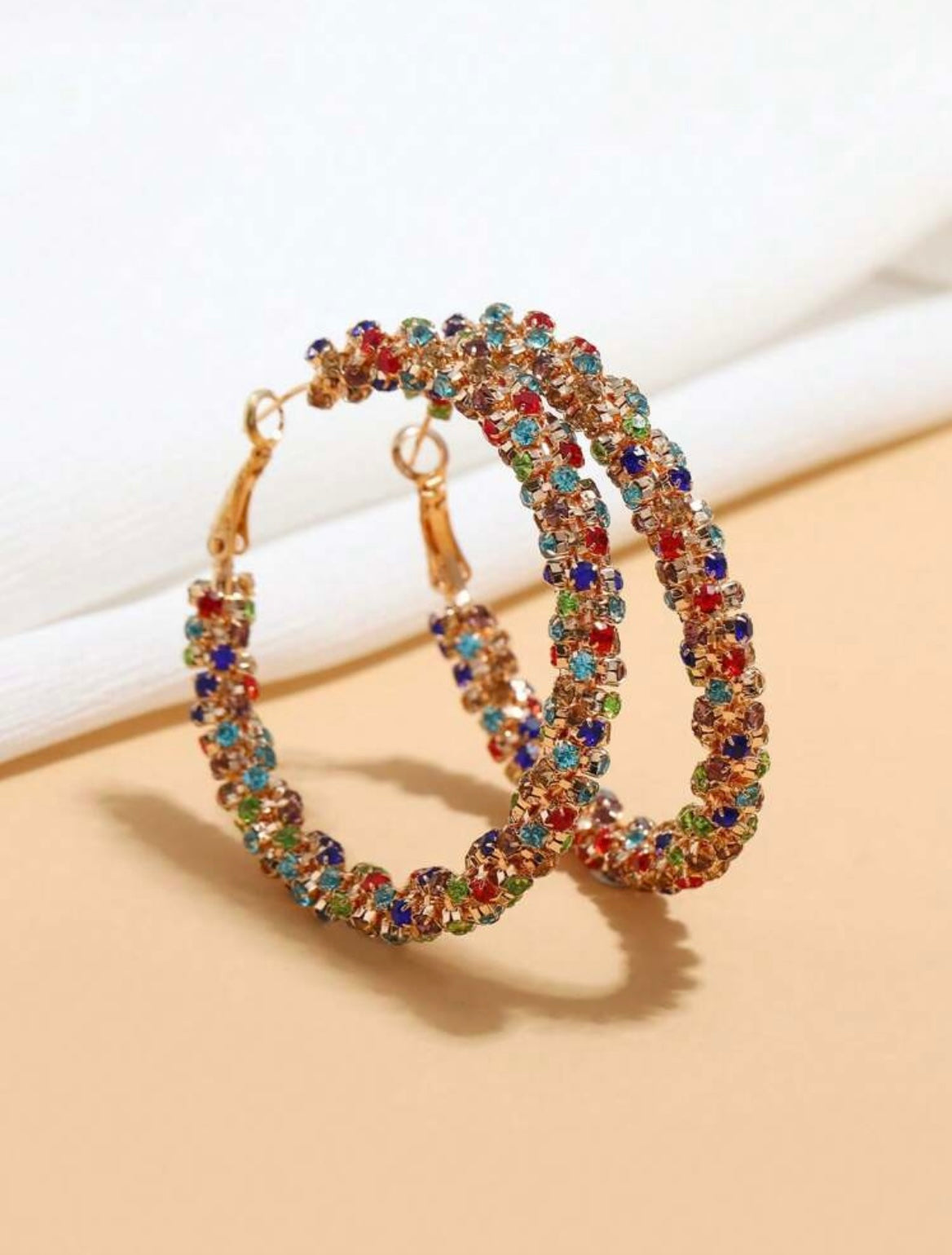 Rainbow Embellished earrings