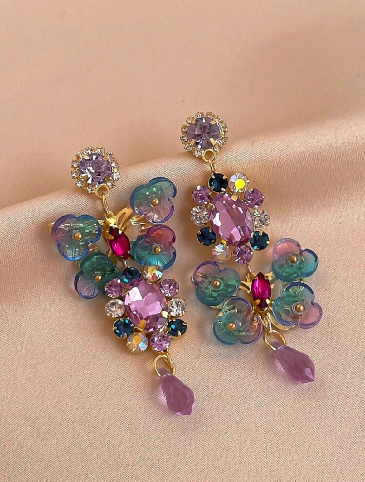 Mismatched butterfly earrings