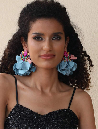 Multi-color flower tassels