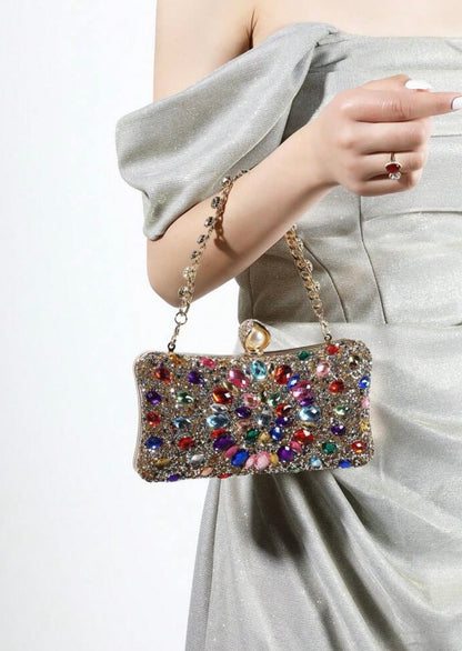 Embellished clutch