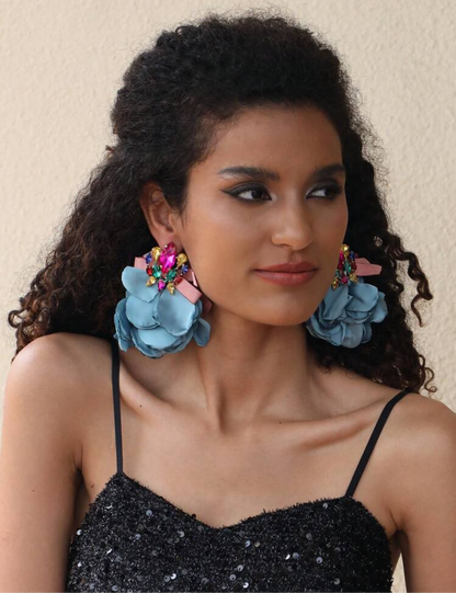 Multi-color flower tassels