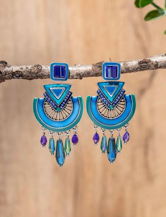 Aztec earrings