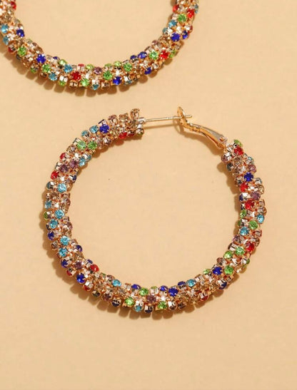 Rainbow Embellished earrings