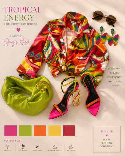 Multi-colored heels
